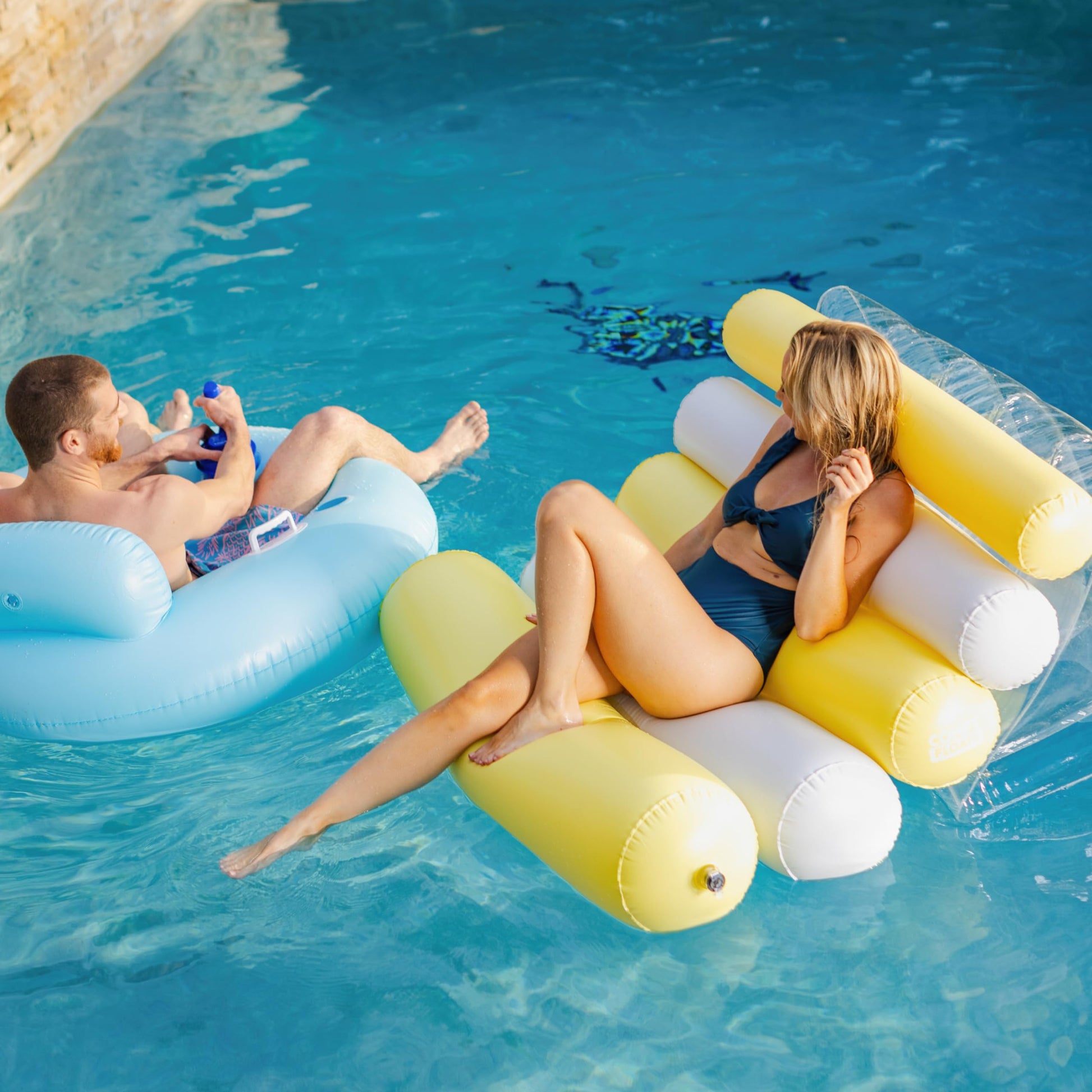 Inflatable Leisure Chair - Modern Pool Float