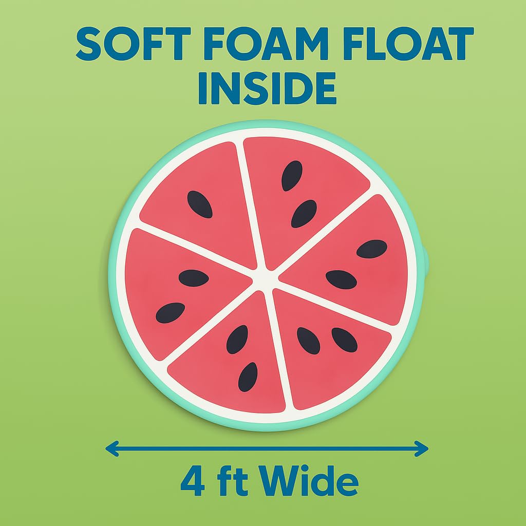 Sun Disc Watermelon Foam Pool Lounger