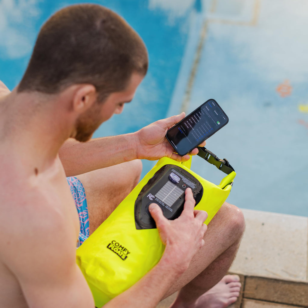Waterproof Dry Bag with Solar Bluetooth Speaker
