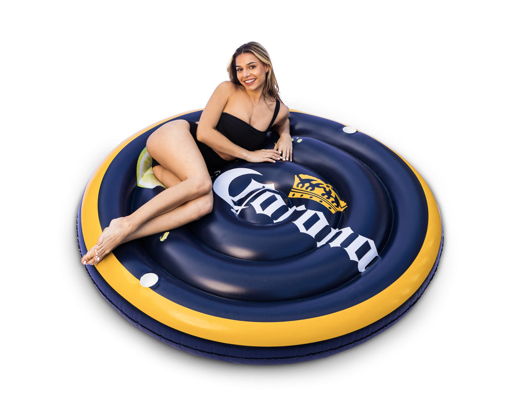 Corona Lime Round Pool Float